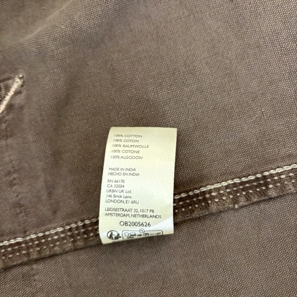 We the Free Womens‎ Daria Maxi Skirt 12 Chocolate Brown Wrap Utility Gorpcore - Picture 9 of 9